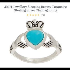 JHM sleeping beauty silver ring from Ireland
